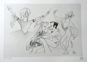 Mia Farrow, Mikhail Baryshnikov, Anthony Perkins, and Beverly Sills