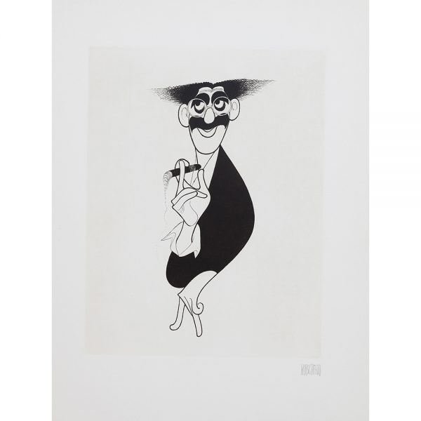 David Garrison as Groucho Marx in A Day in Hollywood/A Night in the Ukraine, 1980