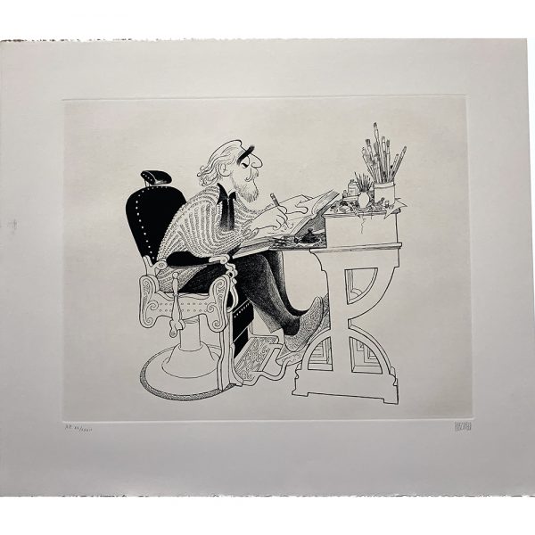 Self Portrait in Barber Chair, 1989