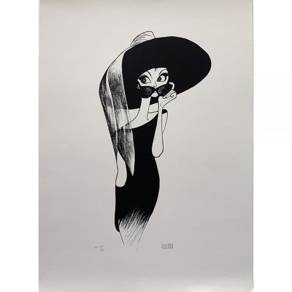 Breakfast at Tiffany's (with big hat)