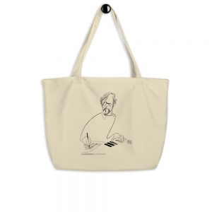 Stephen Sondheim Large Organic Tote Bag