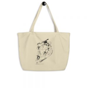 Jazz Large organic tote bag