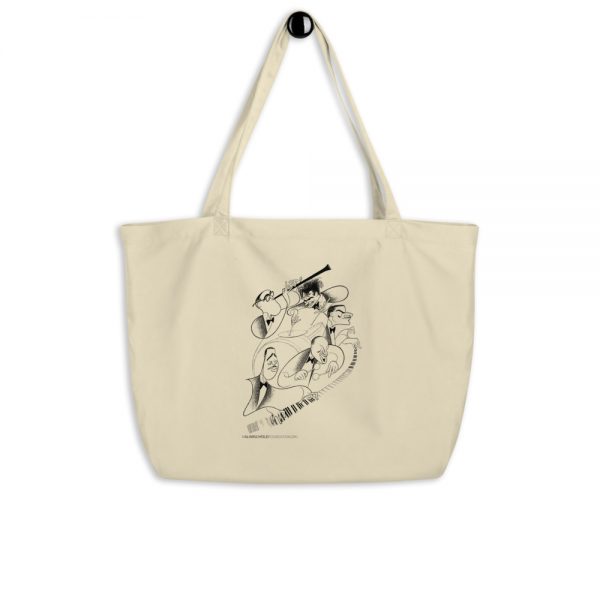 Jazz Large organic tote bag