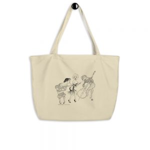 Some Like it Hot Large organic tote bag
