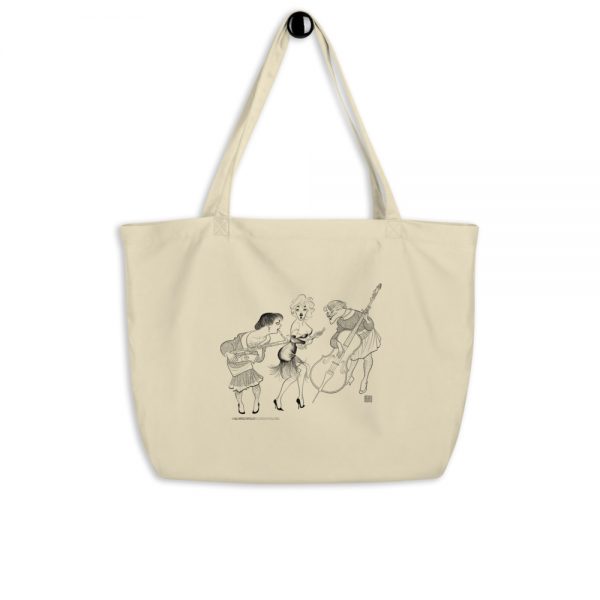 Some Like it Hot Large organic tote bag