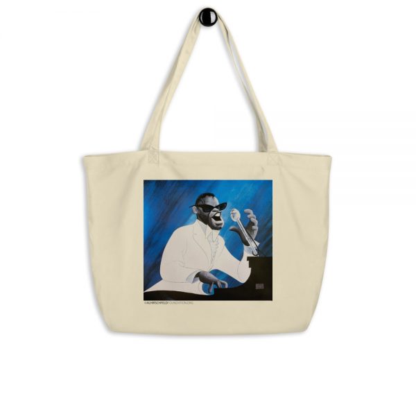 Ray Charles Large organic tote bag