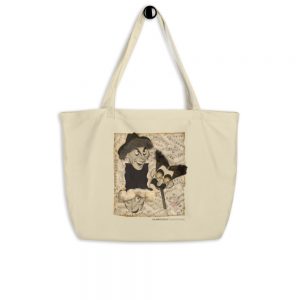 The Marx Brothers Large organic tote bag