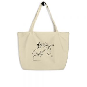 Jerry Garcia Large Tote Bag