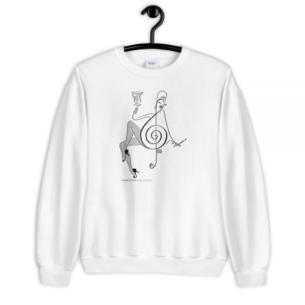 Put it in Writing Unisex Sweatshirt - Image 2