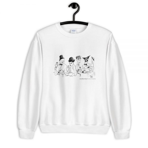 Comedians at Lunch Unisex Sweatshirt - Image 2