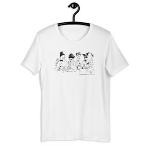 Comedians at Lunch Short-Sleeve Unisex T-Shirt