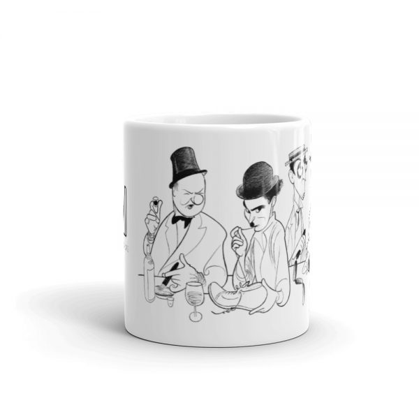 Comedians at Lunch 15 oz Mug - Image 3