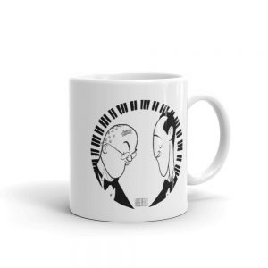 The Gershwins White glossy mug