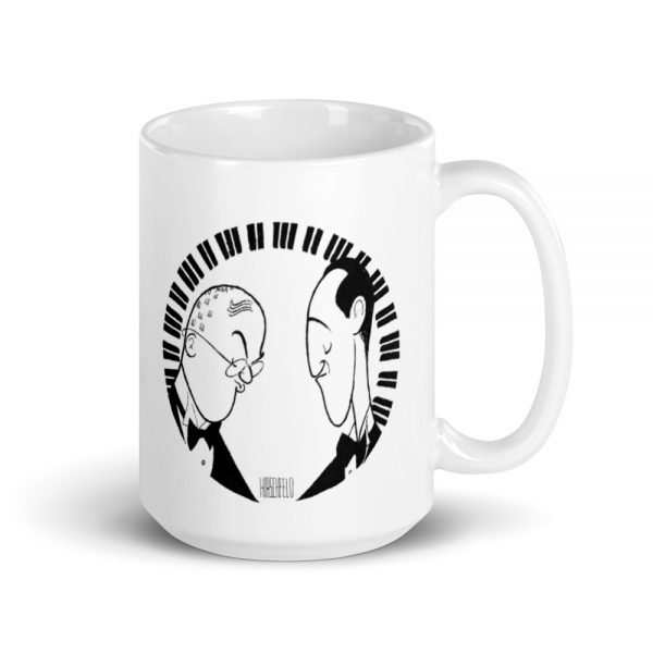 The Gershwins White glossy mug - Image 3