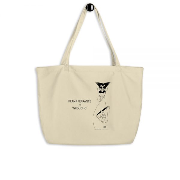 Frank Ferrante in 'Groucho' Large organic tote bag