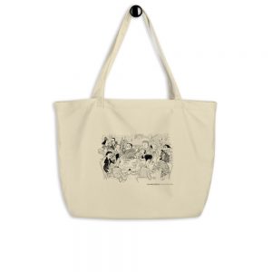 Algonquin Round Table Large organic tote bag