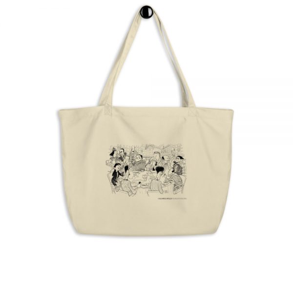 Algonquin Round Table Large organic tote bag