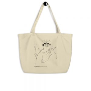 Alexander Woollcott Large organic tote bag