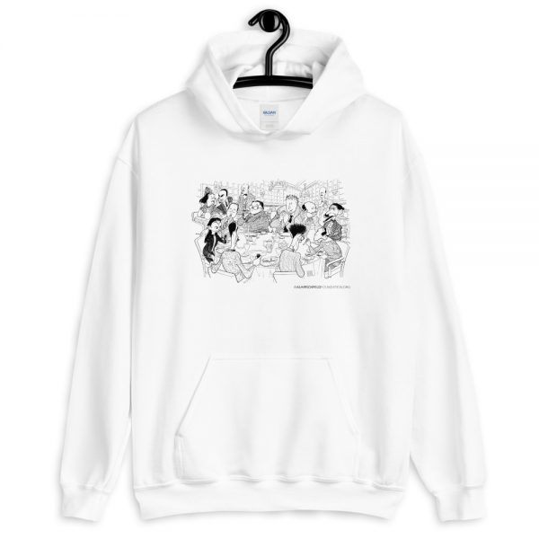 Algonquin Round Table Unisex Hoodie - Image 2