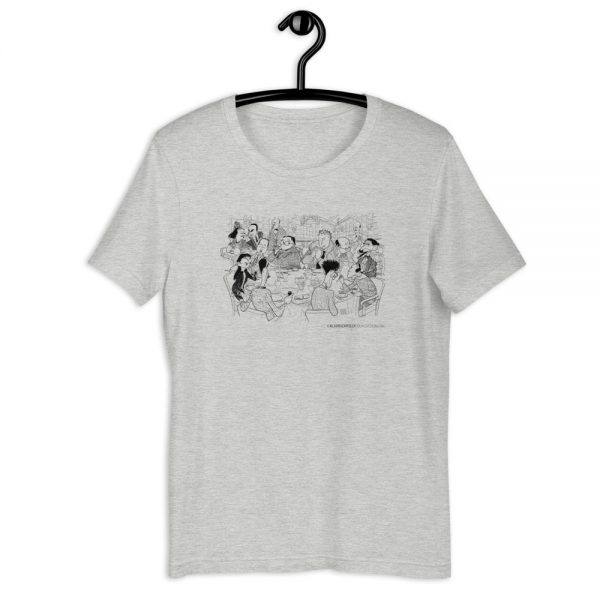 Algonquin Round Table Short-Sleeve Unisex T-Shirt - Image 4
