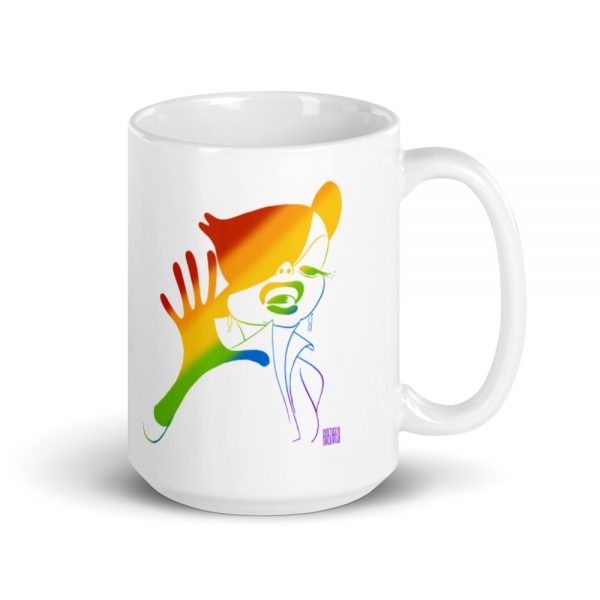 Judy Garland Pride 15 oz Mug - Image 3
