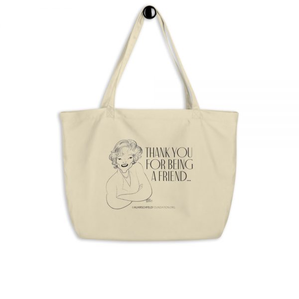 Betty White Large organic tote bag