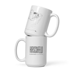 Zero Mostel as Peter Pan "Unlikely Casting" White glossy mug